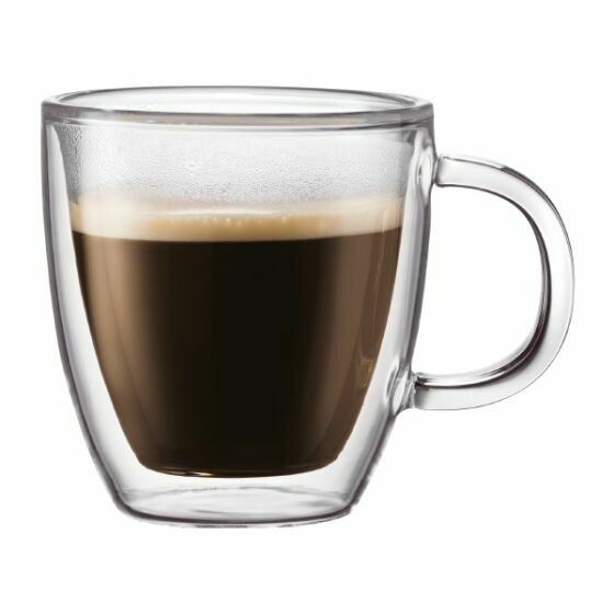 BODUM - BISTRO  (Double Wall) THERMO-GLASS  Mugs single  -0.31/10fl.oz