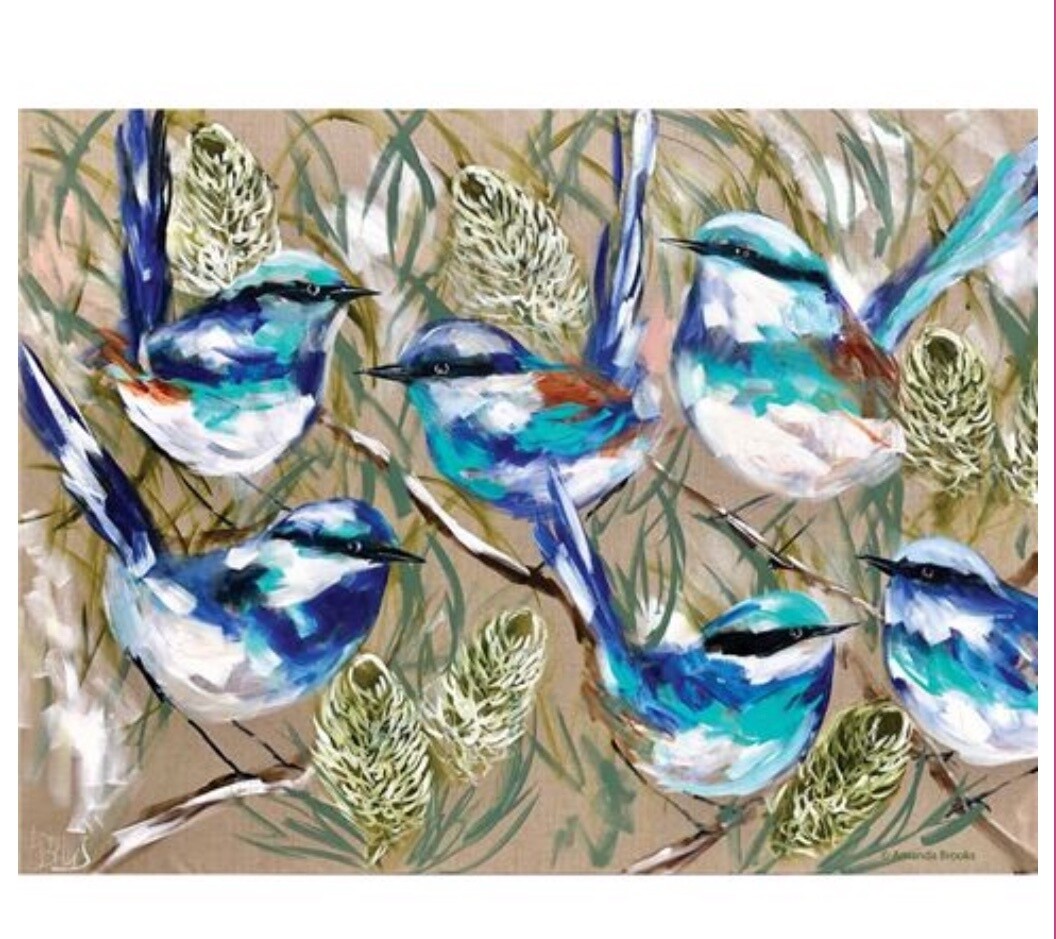 LILLI ROCK - Surface Protector - Blue Wrens