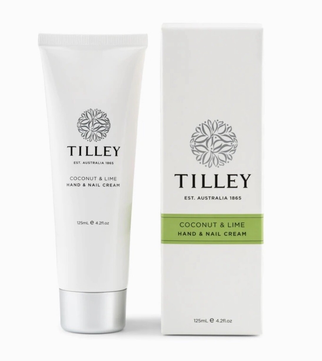 Tilley - Hand &amp; Nail Cream 125ml  - Coconut &amp; Lime