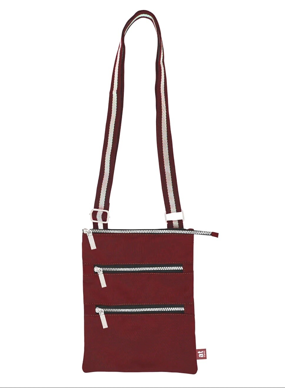 ANNABEL TRENDS - Bag Travel 3 Zip, Colour: Red