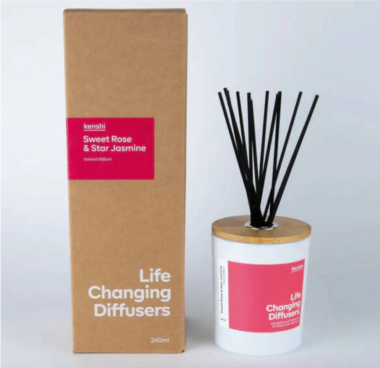 KENSHI - Diffuser 400ml - Sweet Rose and Star Jasmine