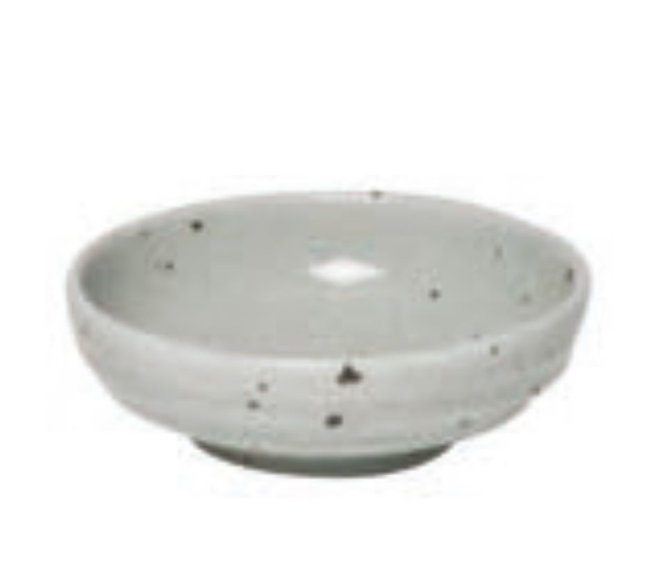 CONCEPT JAPAN - IROYU - DISH - 9.5 x 3cm - Hanten (FD28-2HH) Speckle Light Grey