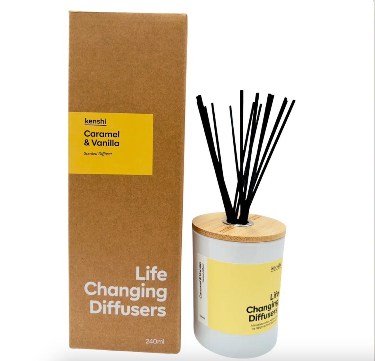 KENSHI - Diffuser 200ml - Caramel &amp; Vanilla