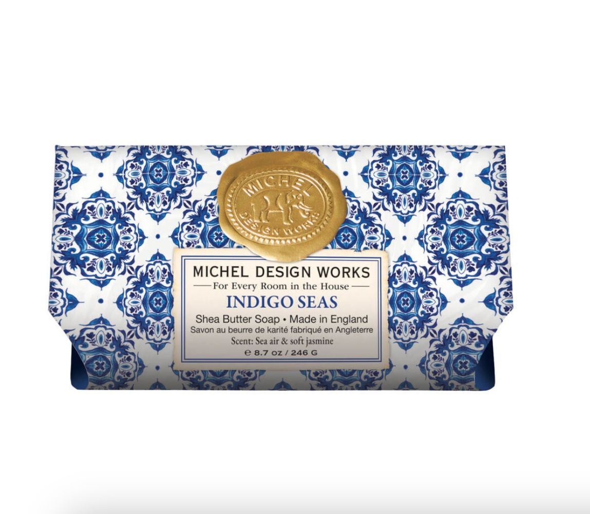 MICHEL DESIGN WORKS -  Soap Bar Large 246gm - Indigo Seas