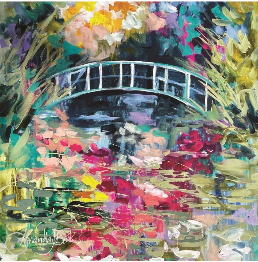 LILLI ROCK - Coasters Set4 - Monet Memories