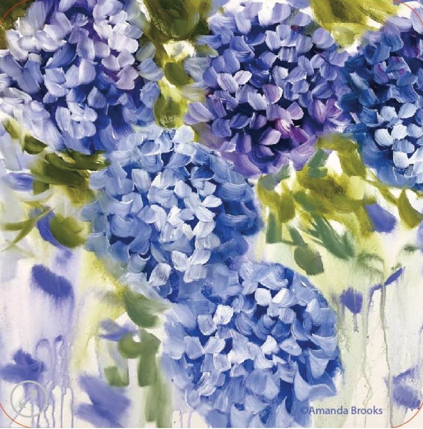 LILLI ROCK - Coasters Set4 - Hydrangea