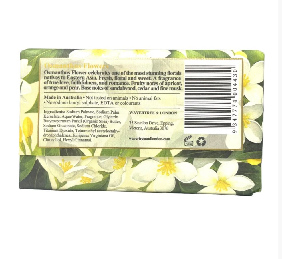 WAVERTREE &amp; LONDON - Soap - OSMANTHUS  200g/7oz