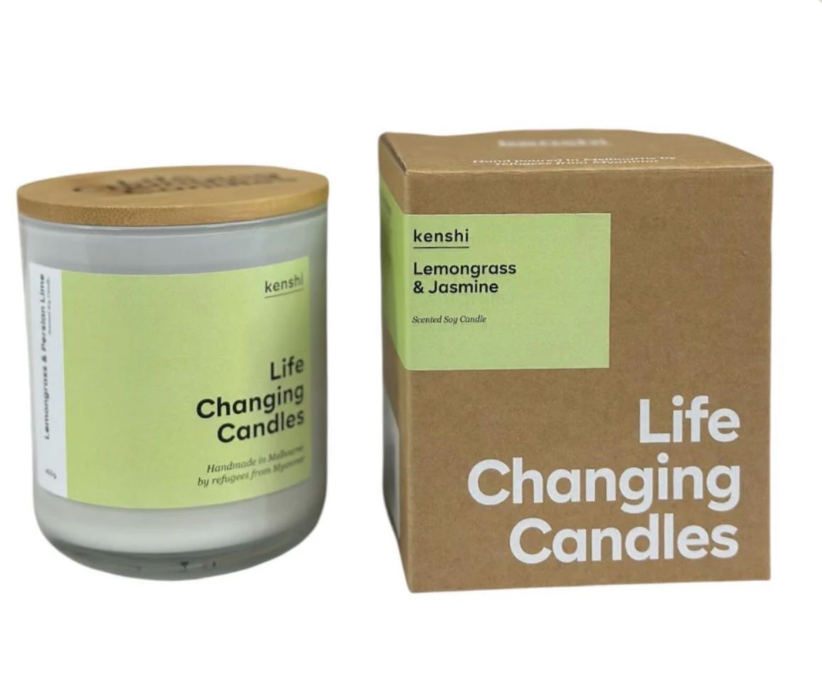 KENSHI - Candle 380g - Lemongrass &amp; Jasmine