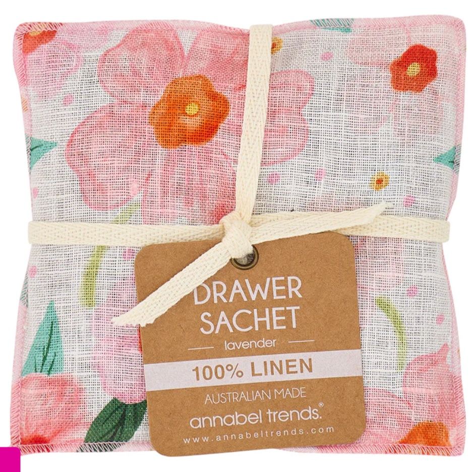 Annabel Trends - Drawer Sachet Linen - Meadow Blush
