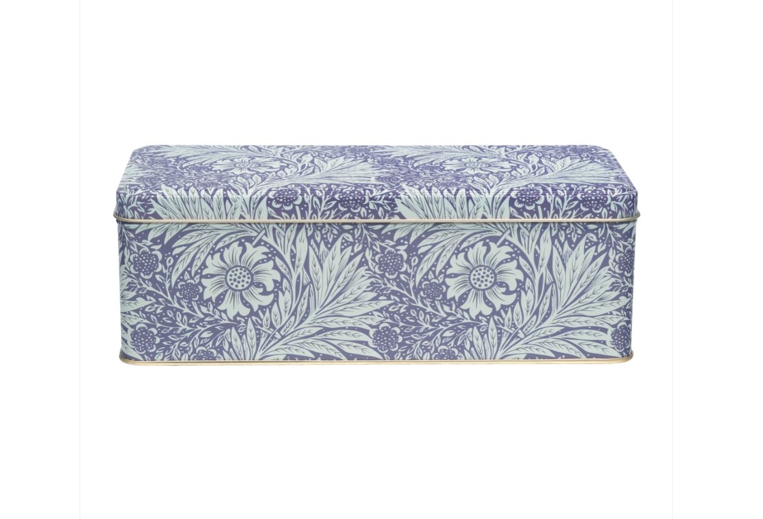 TINCO - Tin Rectangle (24cm x 10cm x 7cm) - William Morris Marigold