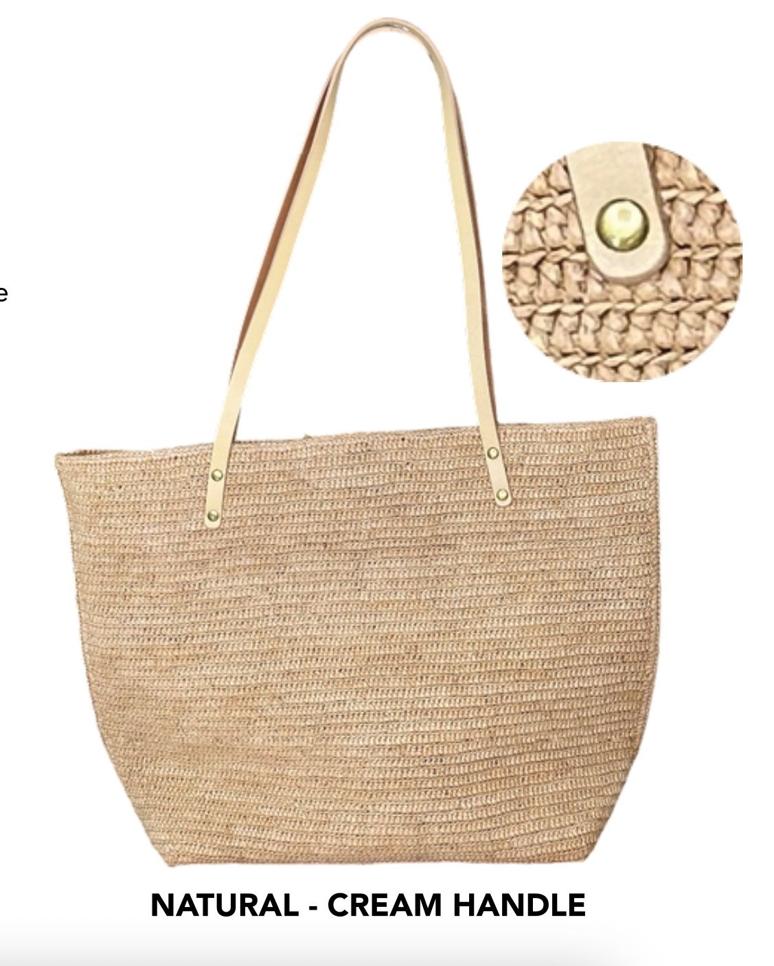 Le Panier - Nina  40cm High x 36cm Length Natural