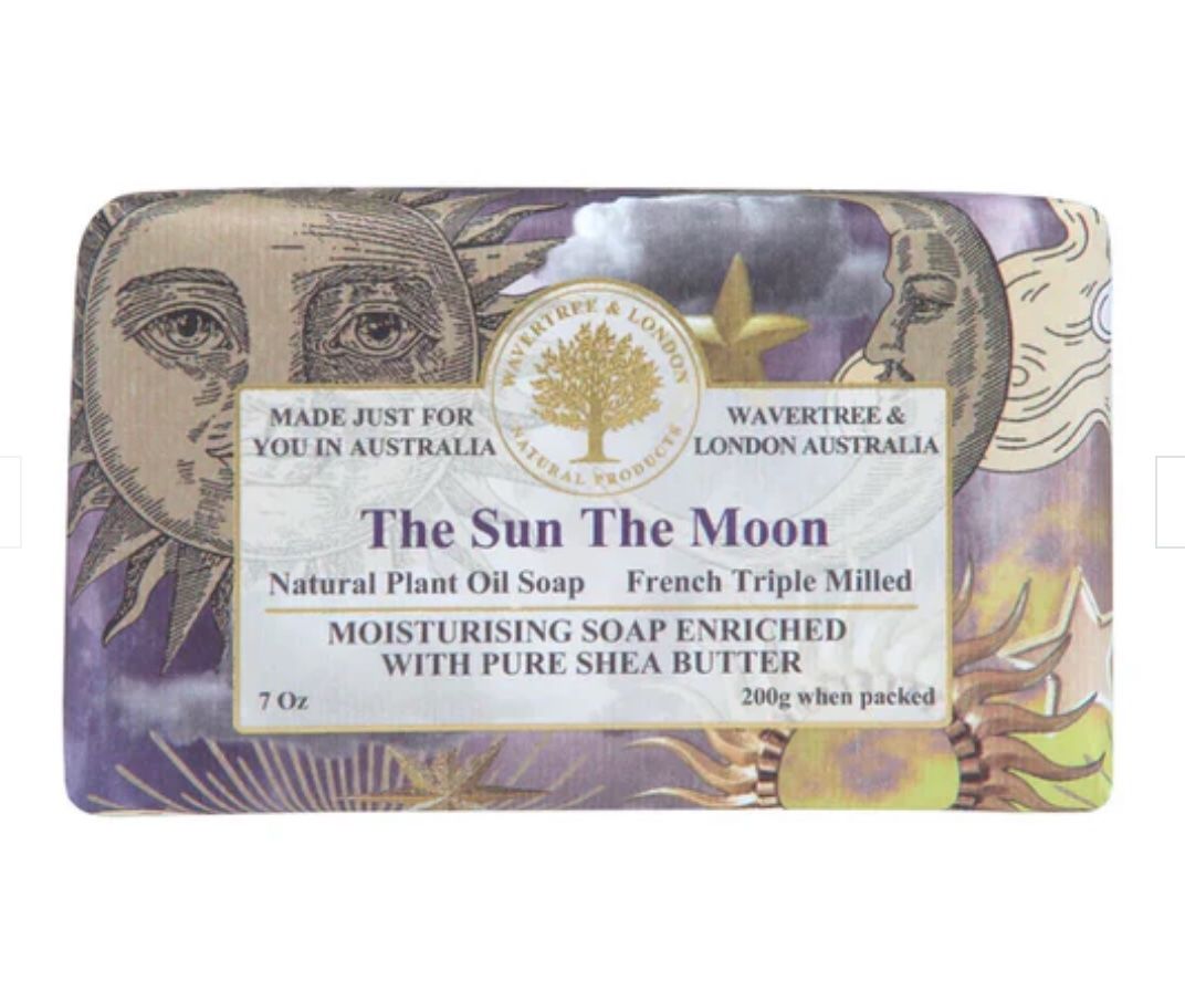 WAVERTREE &amp; LONDON - SOAP - The Sun The Moon  (enriched w. pure shea butter) 200g/7oz