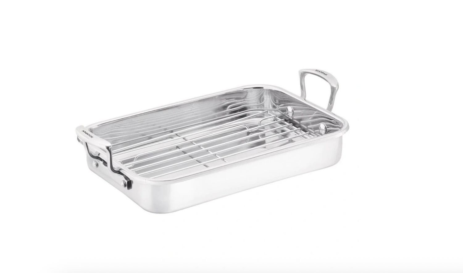SCANPAN - Scanpan Impact Roasting Pan with rack 42cmx26cm