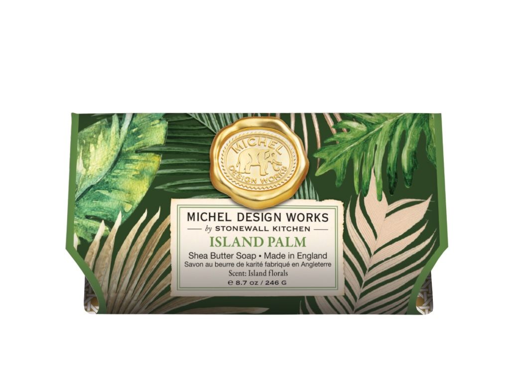 MICHEL DESIGN WORKS -  Soap Bar Large 246gm - Island Palm