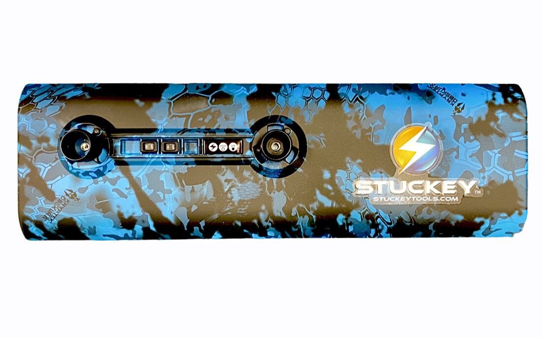 18 inch Hydro Dip Stuckey Cordless PDR LED Light BLUE Kryptek Obskura.  Battery and Charger Included.