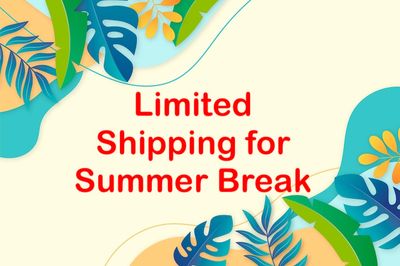 Limited shipping from July 24, 2025 to Aug 6, 2025