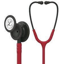 Littmann Classic III Stethoscope, Black Edition, Tube Color: Maroon