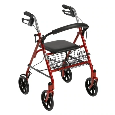 Medical Four Wheel Rollator Rolling Walker