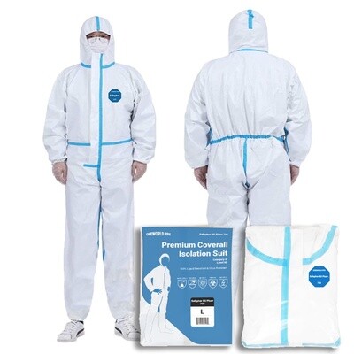 ICU Blue Strip Coveralls