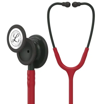 Original Littmann Classic III Stethoscope, Burgundy, Black Finish