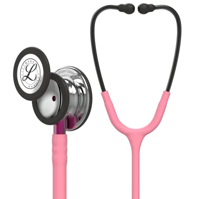 Original Littmann Classic III Stethoscope, Mirror Pearl Pink, 5962