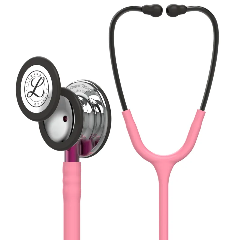 Original Littmann Classic III Stethoscope, Mirror Pearl Pink, 5962