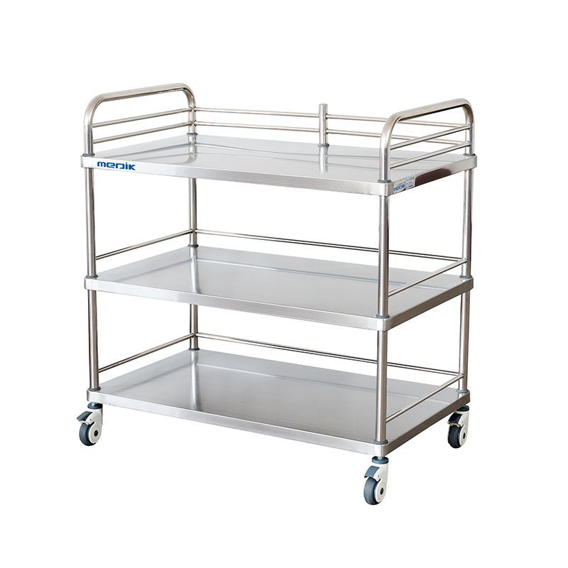 Hospital Trolley with 3-Shelves