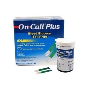 OnCall Glucometer Strips-50