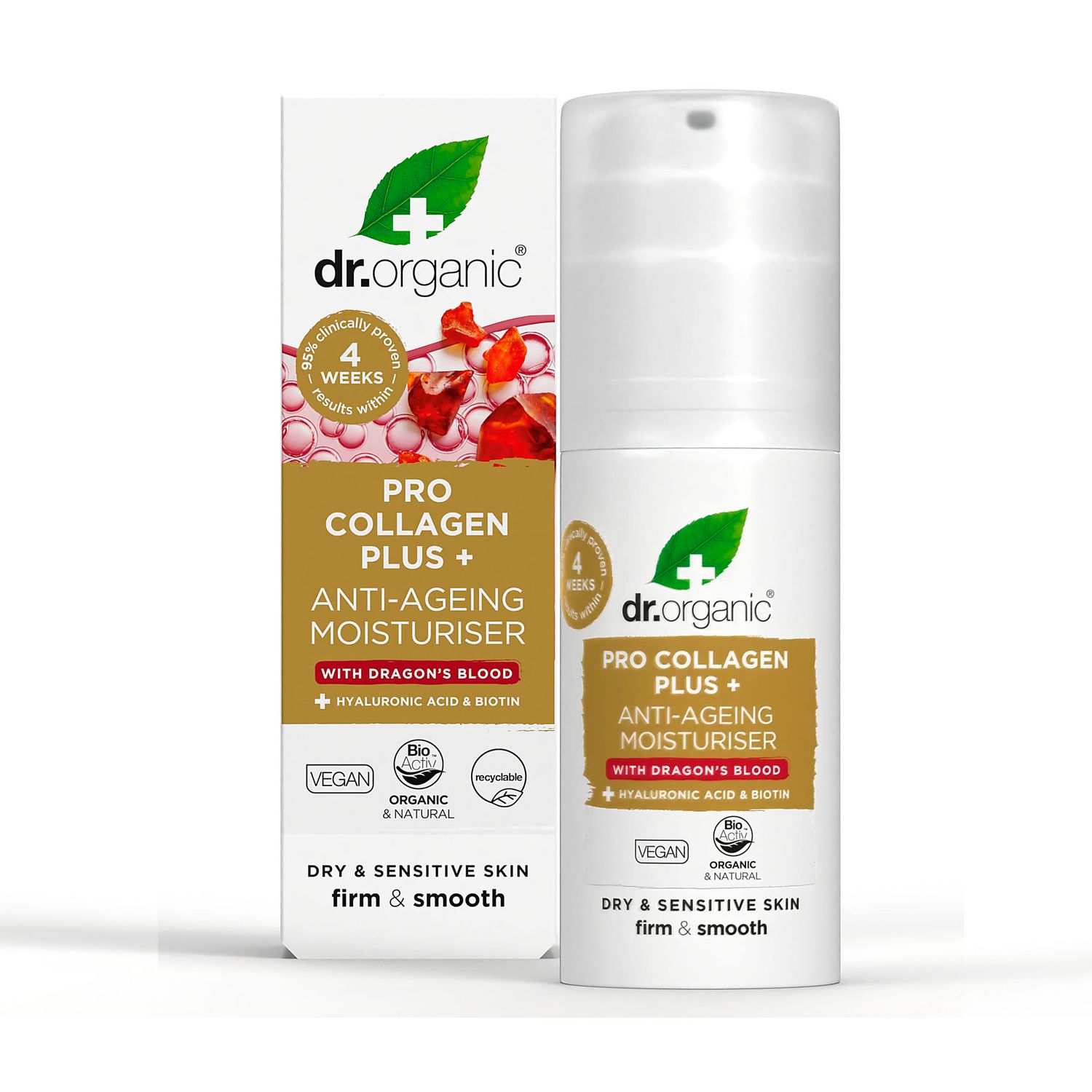 Dr Organic Pro Collagen Anti-Ageing Moisturiser with Dragon’s Blood 50ml
