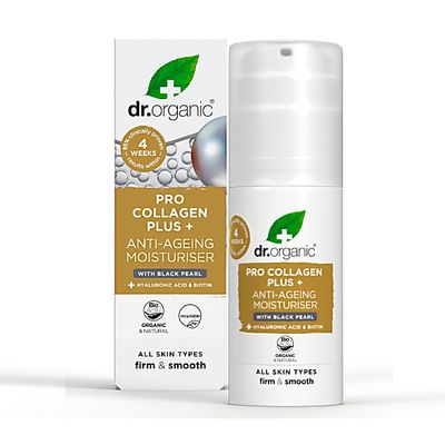 Dr Organic Pro Collagen Anti-Ageing Moisturiser with Black Pearl 50ml