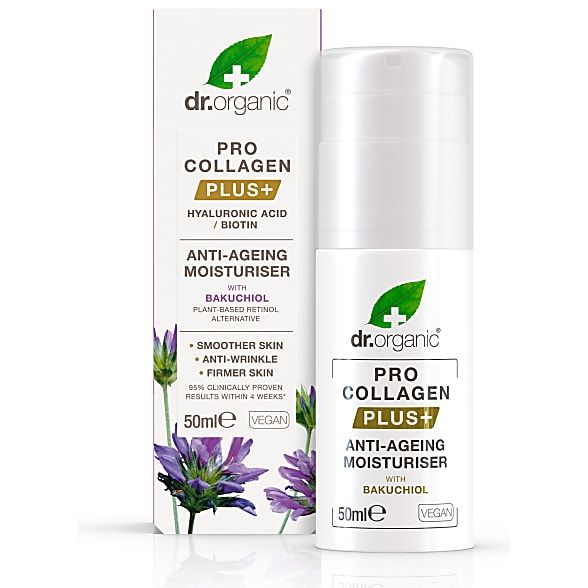 Dr Organic Pro Collagen Anti-Ageing Moisturiser with Bakuchiol 50ml