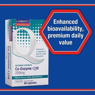 Lamberts Co Enzyme Q10 200mg 60’s