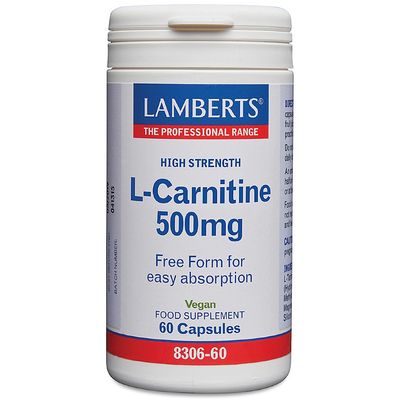 Lamberts L-Carnitine 500mg Capsules 60’s