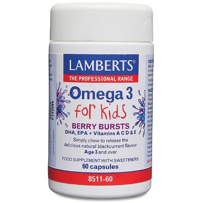 Lamberts Omega 3 for Kids Chewable Capsules 60’s