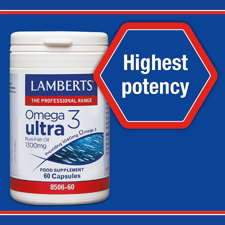 Lamberts Omega 3 Ultra 1300mg Capsules 60’s