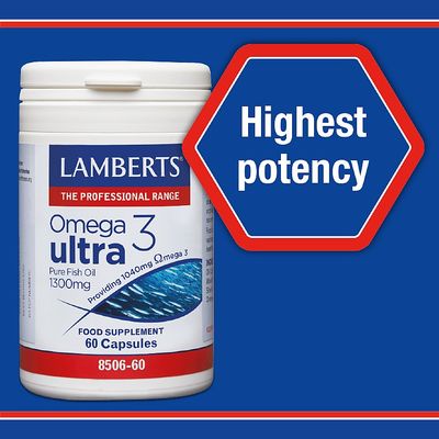 Lamberts Omega 3 Ultra 1300mg Capsules 60’s
