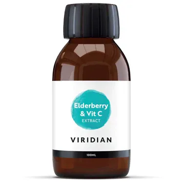 Viridian Elderberry Extract Organic + Vitamin C 100ml