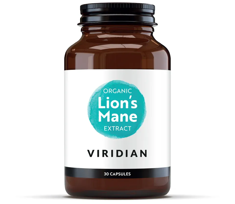 Viridian Lion’s Mane Extract 400mg 30’s
