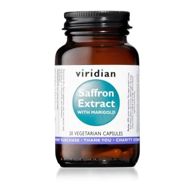 Viridian Saffron Extract 30mg with Marigold 30’s