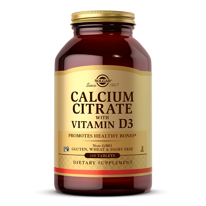 Solgar Calcium Citrate with Vitamin D3 120&#39;s