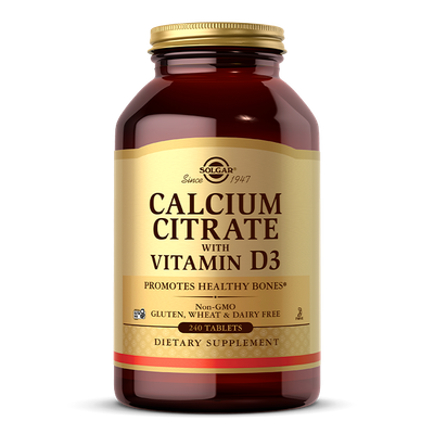 Solgar Calcium Citrate with Vitamin D3 120&#39;s