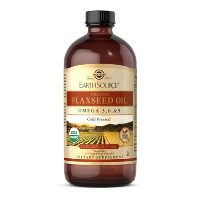 Solgar Flaxseed Oil 473ml Cold Pressed