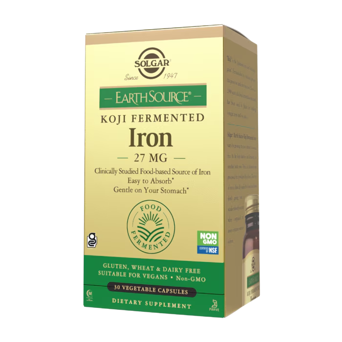 Solgar Koji Fermented Iron 27mg 30’s