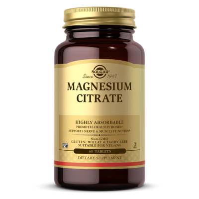 Solgar Magnesium Citrate Tabs 60’s