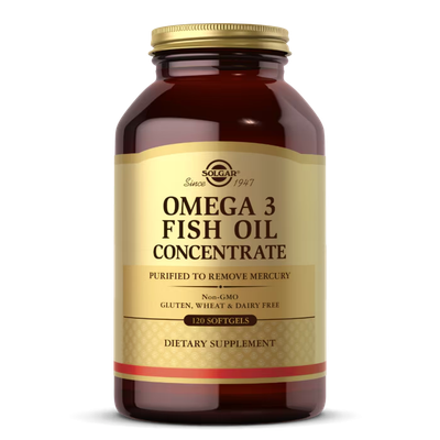 Solgar Omega 3 Fish Oil Concentrate Caps 120’s