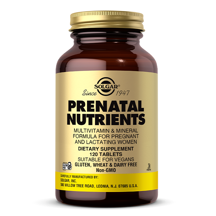 Solgar PreNatal Nutrients Multivitamin Tabs 120’s