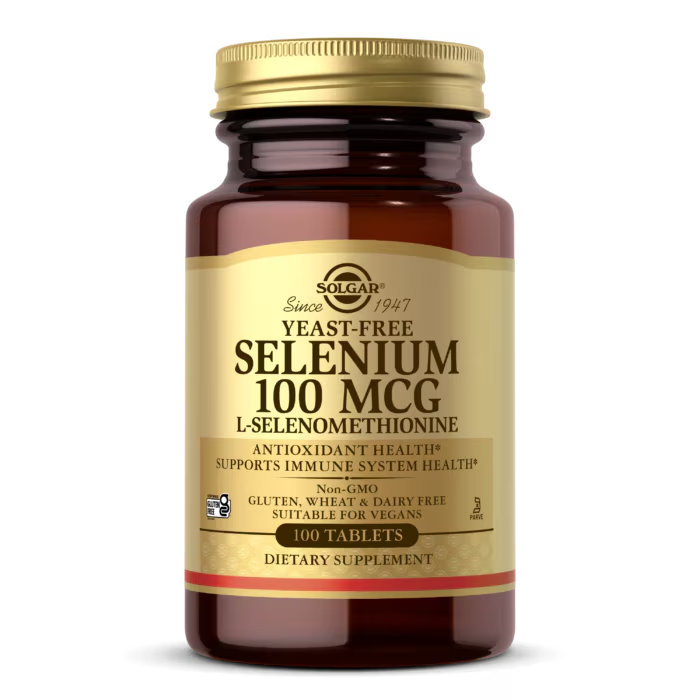 Solgar Selenium Yeast Free 100mcg Tabs 100’s