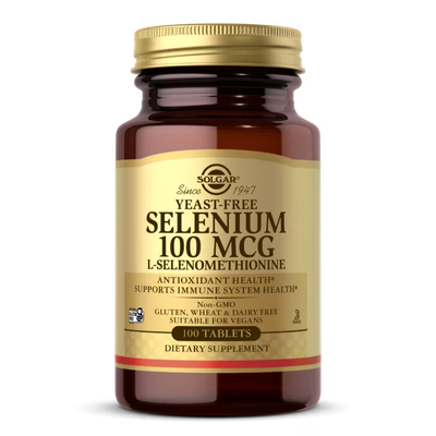 Solgar Selenium Yeast Free 100mcg Tabs 100’s Solgar Selenium Yeast Free 100mcg Tabs 100’s