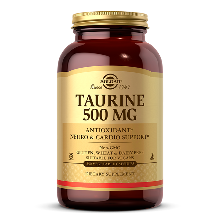 Solgar Taurine 500mg Caps 100’s