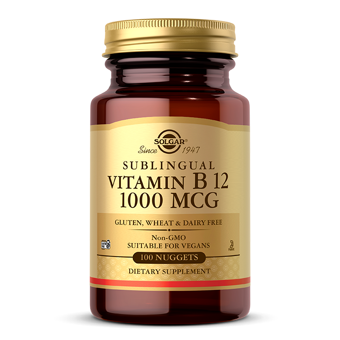 Solgar Vitamin B12 1000mcg Nuggets 100’s